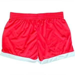 Champion women’s pink athletic gym  shorts with 4 inch inseam. L